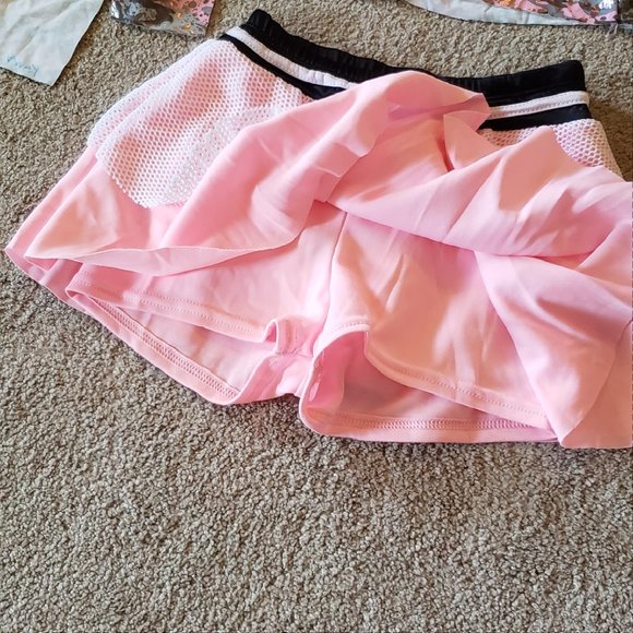 Children's hip hop kpop cheerleader Halloween Dance costume skort tank crop - Picture 4 of 8